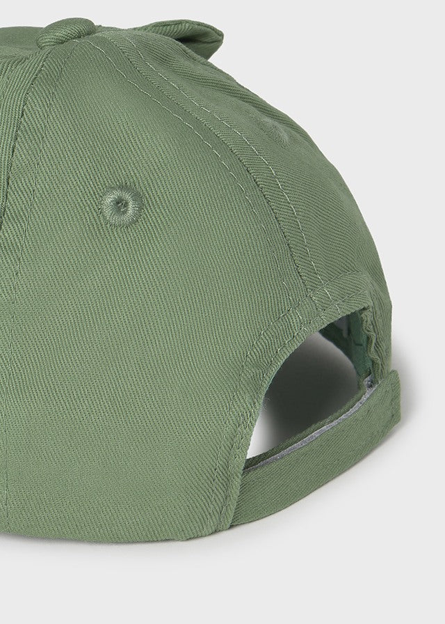 Gorra Tigre Bordado Verde Mayoral detalle