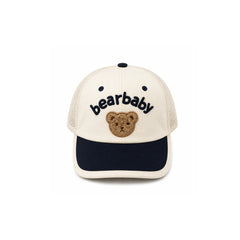 Gorro Malla Bear Baby beige