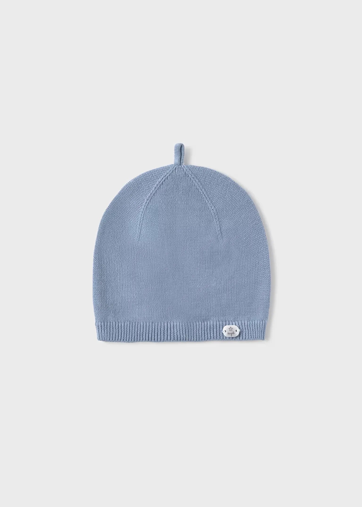 Gorro en Tricot Bebe Azul Mayoral