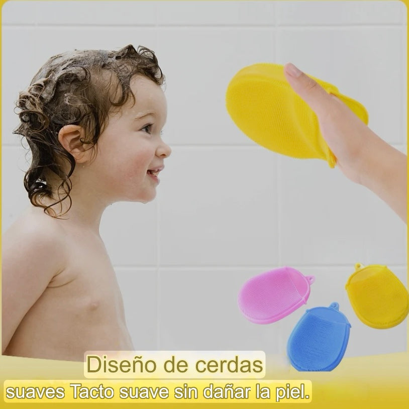 Guante Para La Ducha En Silicona Baño
