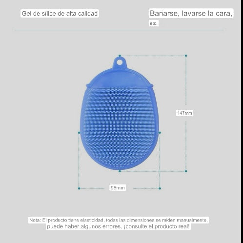 Guante Para La Ducha En Silicona Medidas