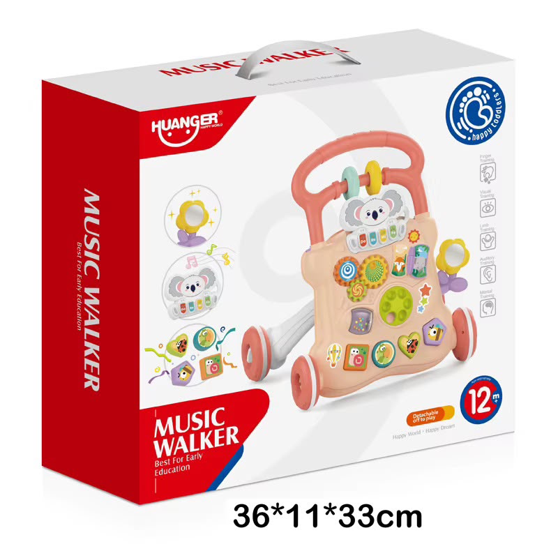 HE0842 andadera koala rosa multifuncional caja 