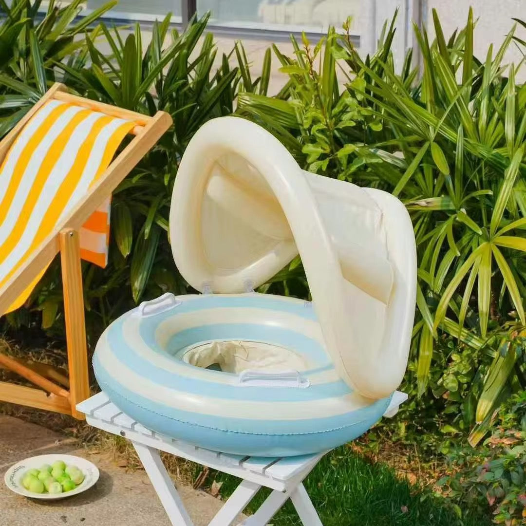 Flotador con Techo Circular Colores azul