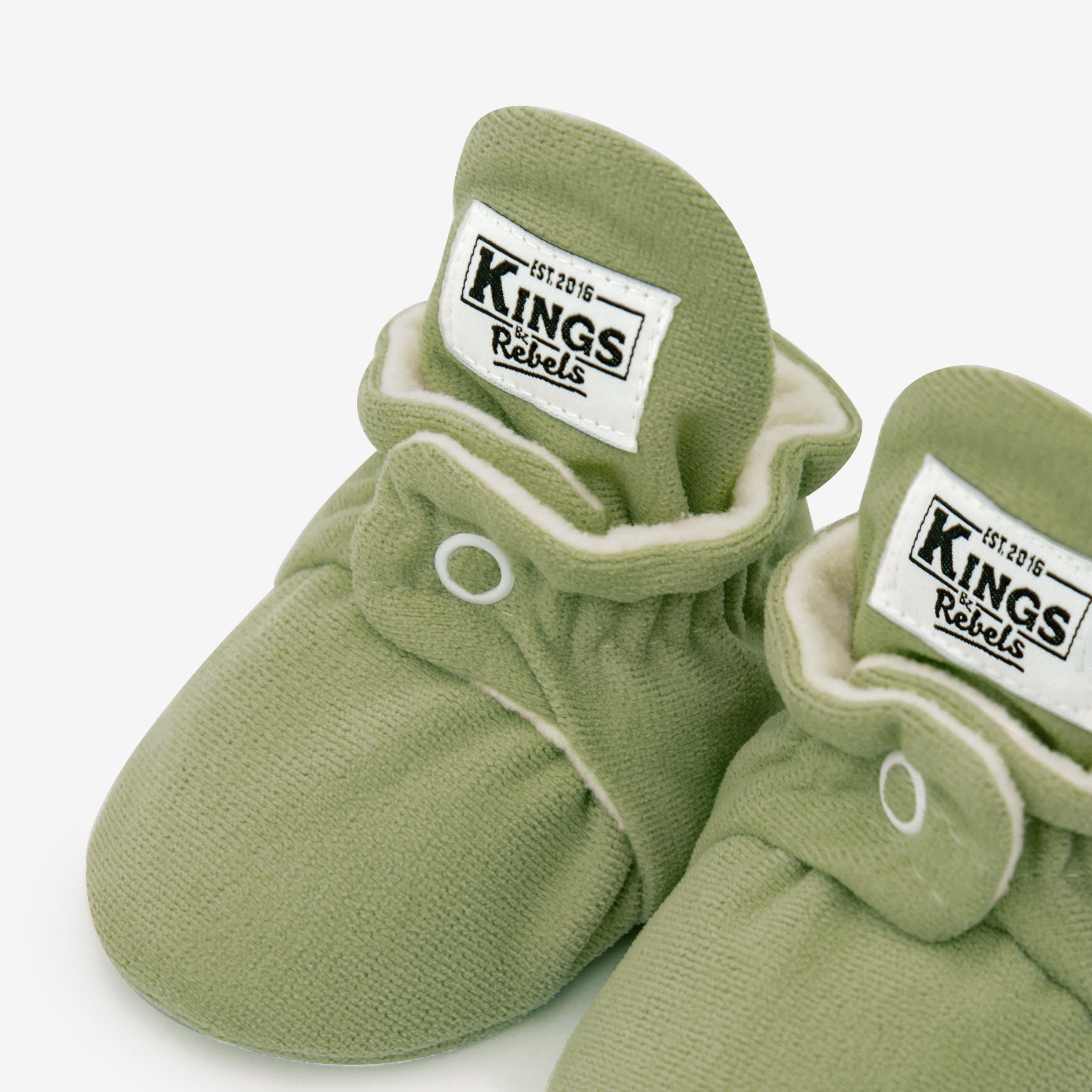 Botas Gamuza Classic Avocado Kings & Rebels 3M/6M Detalles