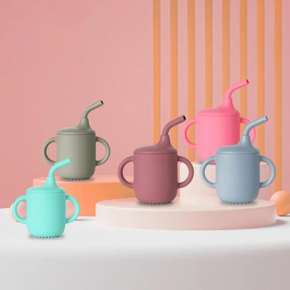 Vaso Pitillo Con Asas En Silicona
