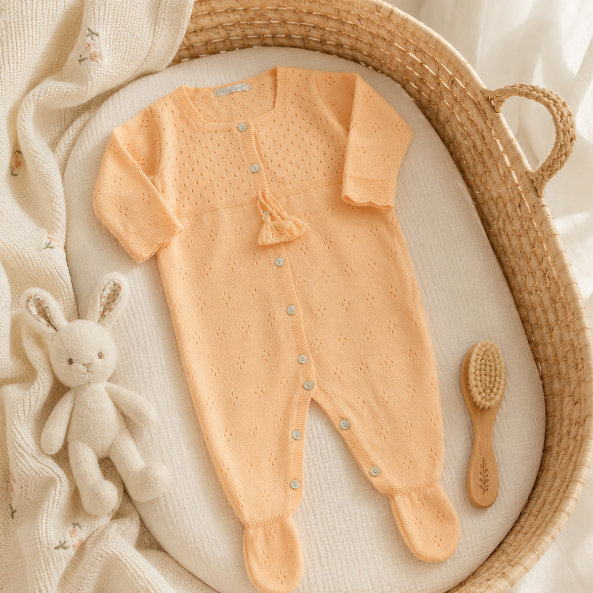 Enterizo Tricot Mandarina