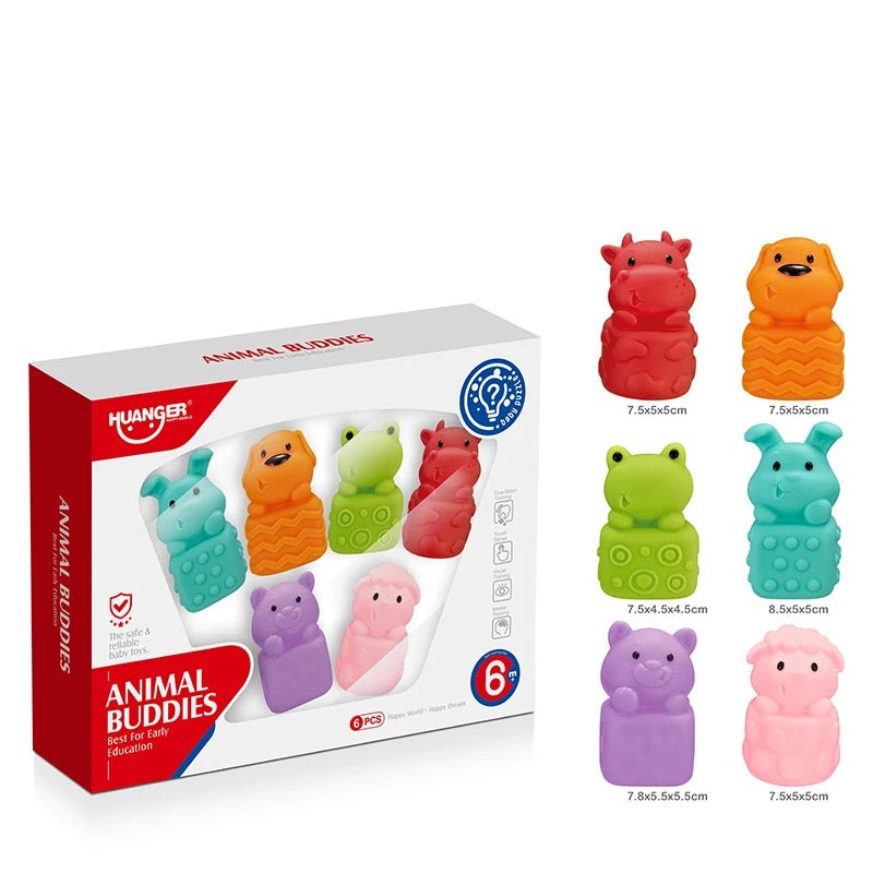 Juguete Animal Buddies Sensorial Texturizado