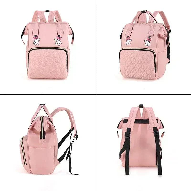 Pañalera Morral Detalle Minnie Mouse Diseño