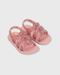 Sandalias Barbie Soft Moño Rosa