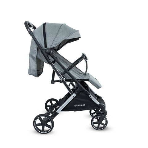 Coche Maleta Pixel Premium Gris Bebesit