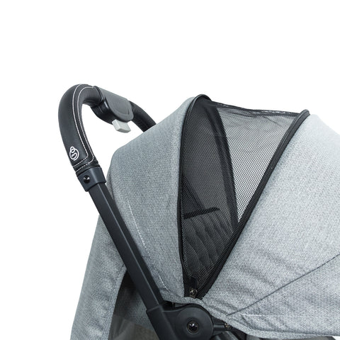 Coche Maleta Pixel Premium Gris Bebesit