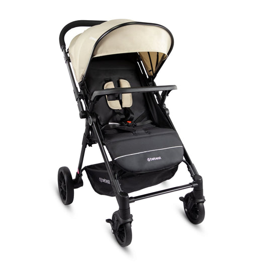 Coche Reversible City Dark Beige Bebesit