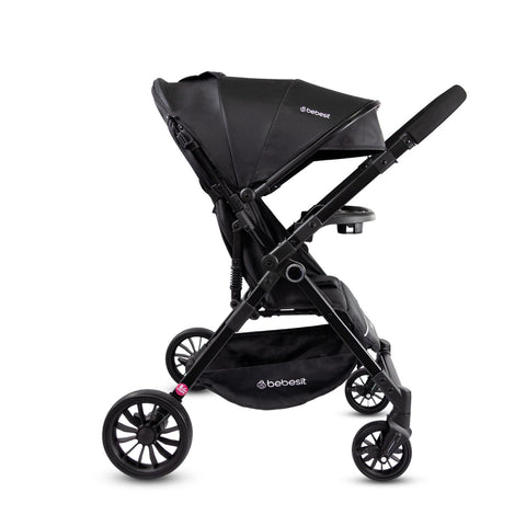 Coche Reversible City Dark Negro Bebesit mango