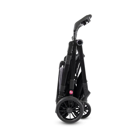 Coche Reversible City Dark Gris Bebesit plegado