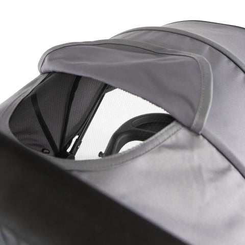 Coche Reversible City Dark Gris Bebesit malla