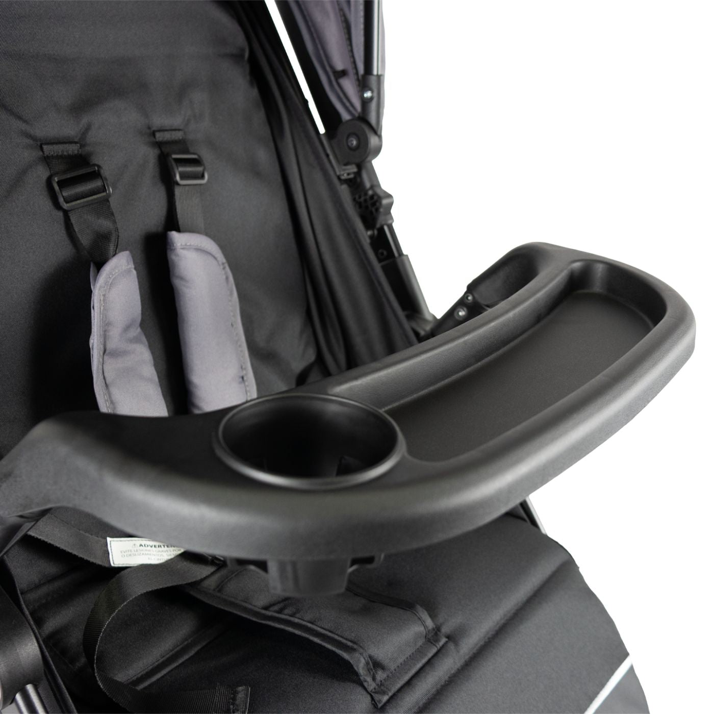 Coche Reversible City Dark Gris Bebesit bandeja
