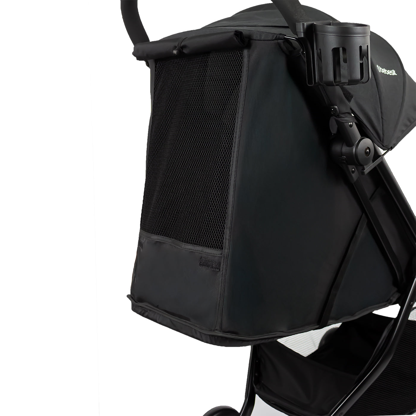 Coche Maleta Flex Autoplegable Bebesit Negro malla