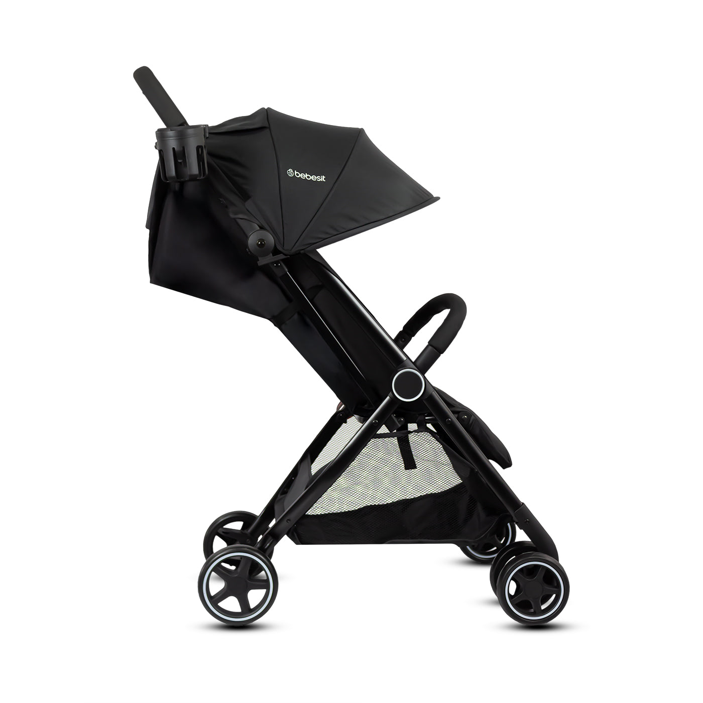 Coche Maleta Flex Autoplegable Bebesit Negro inclinacion