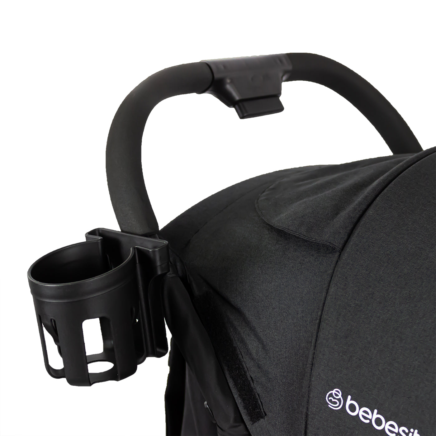 Coche Maleta Flex Autoplegable Bebesit Negro porta vaso