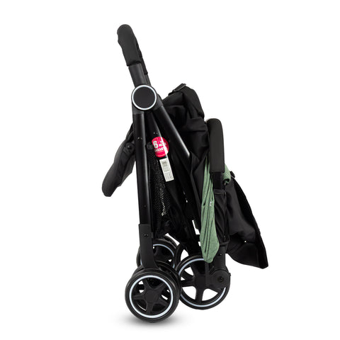 Coche Maleta Flex Autoplegable Bebesit Verde plegado