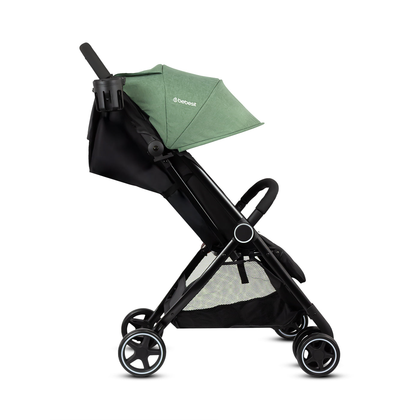 Coche Maleta Flex Autoplegable Bebesit Verde inclinacionj