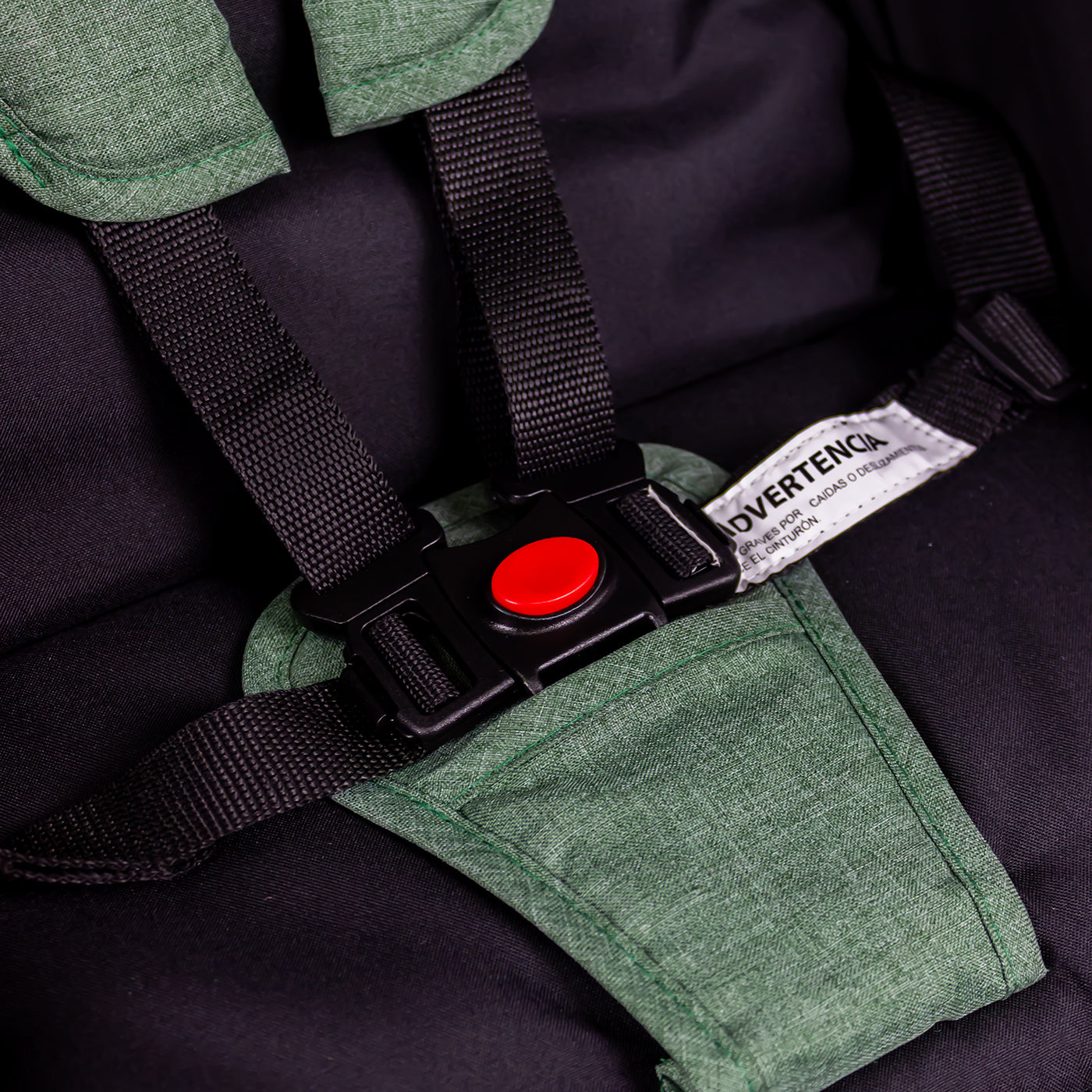 Coche Maleta Flex Autoplegable Bebesit Verde  seguridad