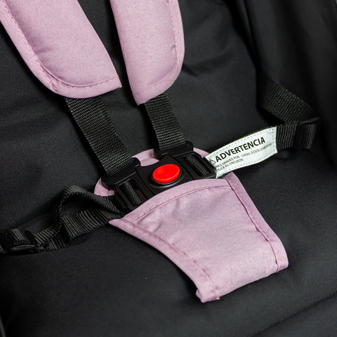 Coche Maleta Flex Autoplegable Bebesit Rosa seguridad
