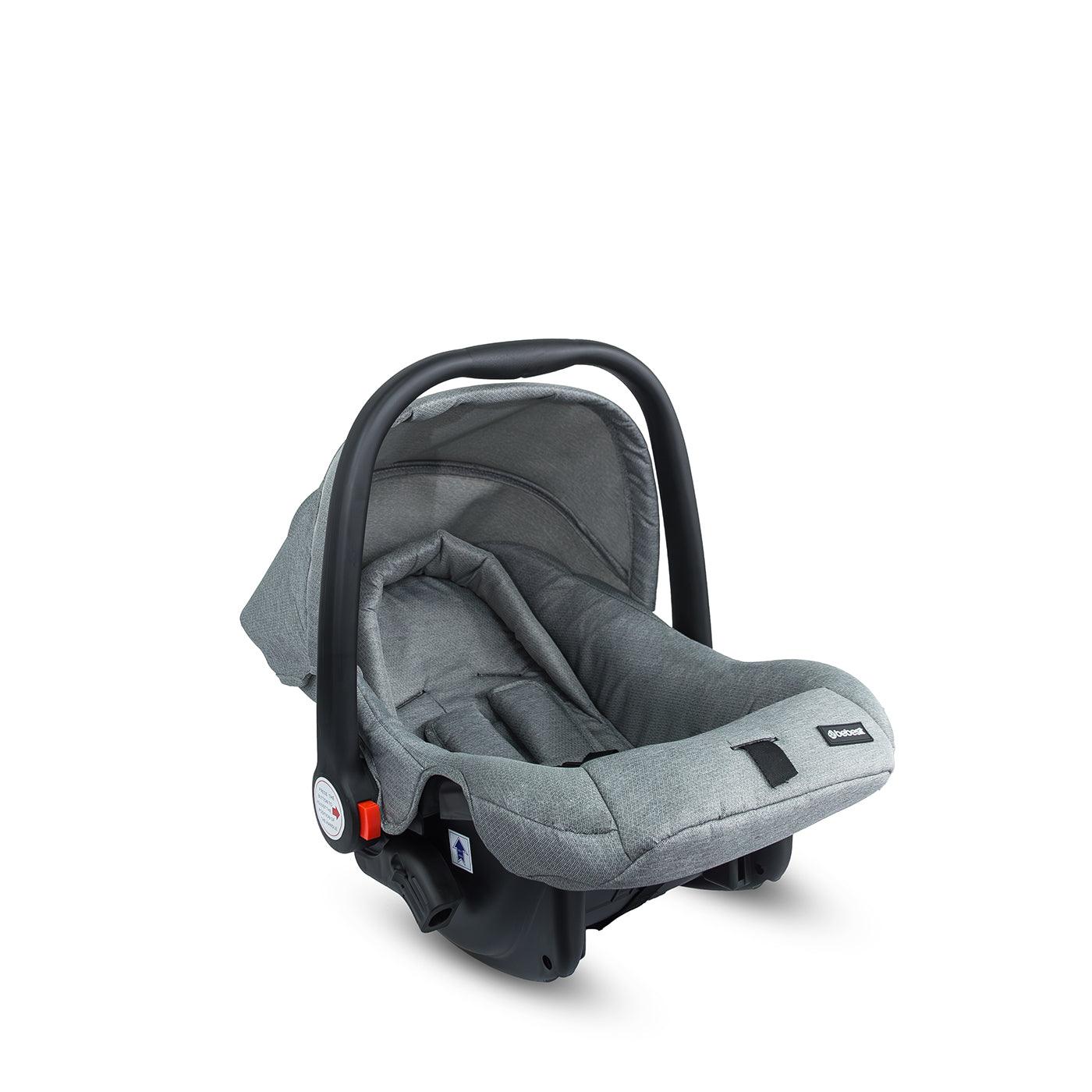 Coche Maleta Con Porta Bebé Pixel Gris Bebesit