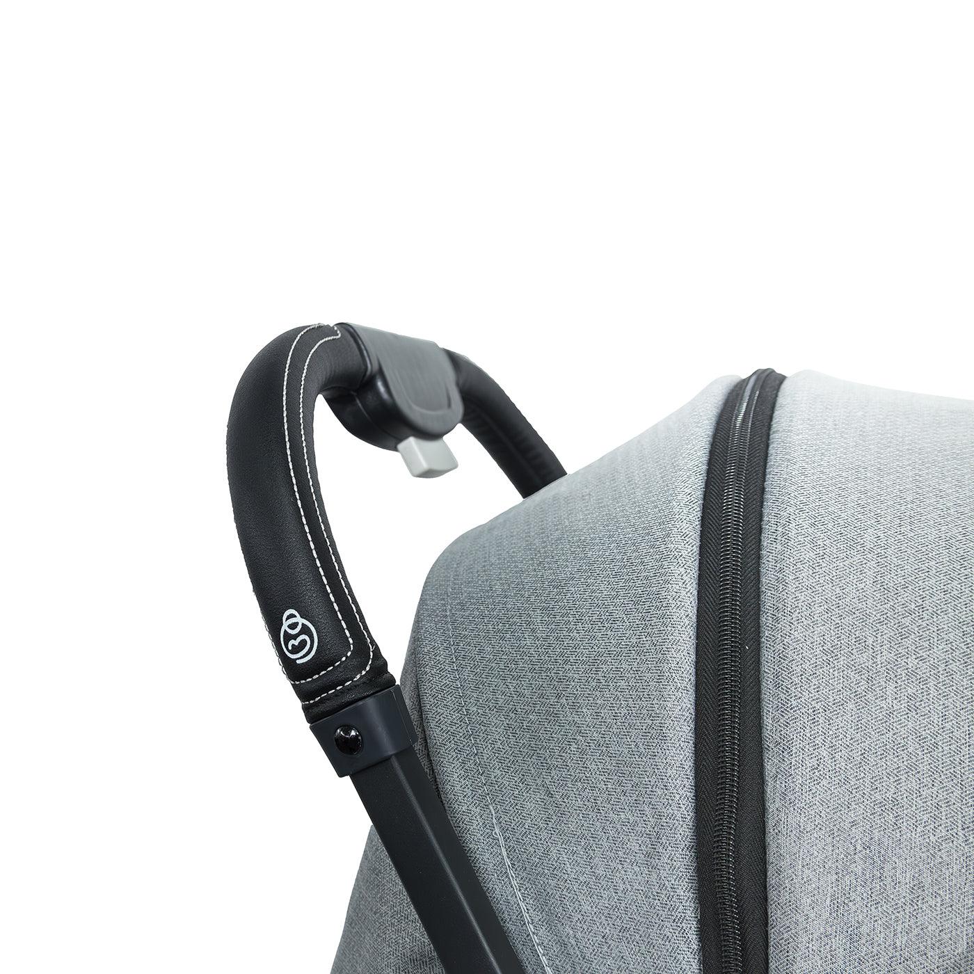 Coche Maleta Con Porta Bebé Pixel Gris Bebesit