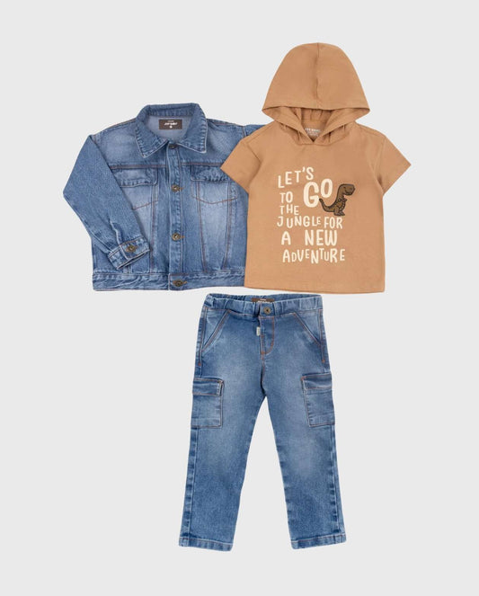 Conjunto Chaqueta Denim Jungle