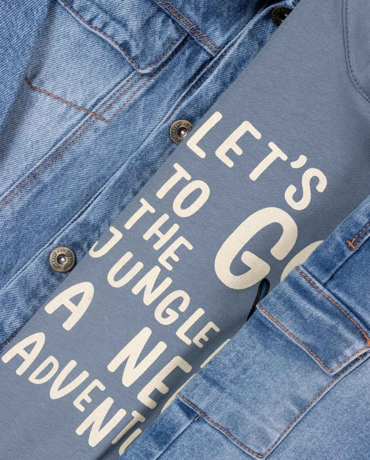 Conjunto Chaqueta Denim Jungle Moda