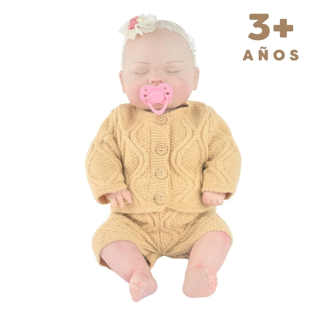 Juguete Bebe Real Reborn Dolls Beige
