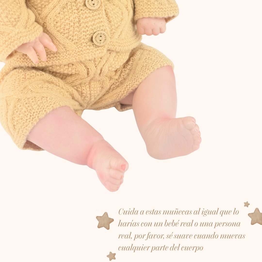 Juguete Bebe Real Reborn Dolls Beige Niños