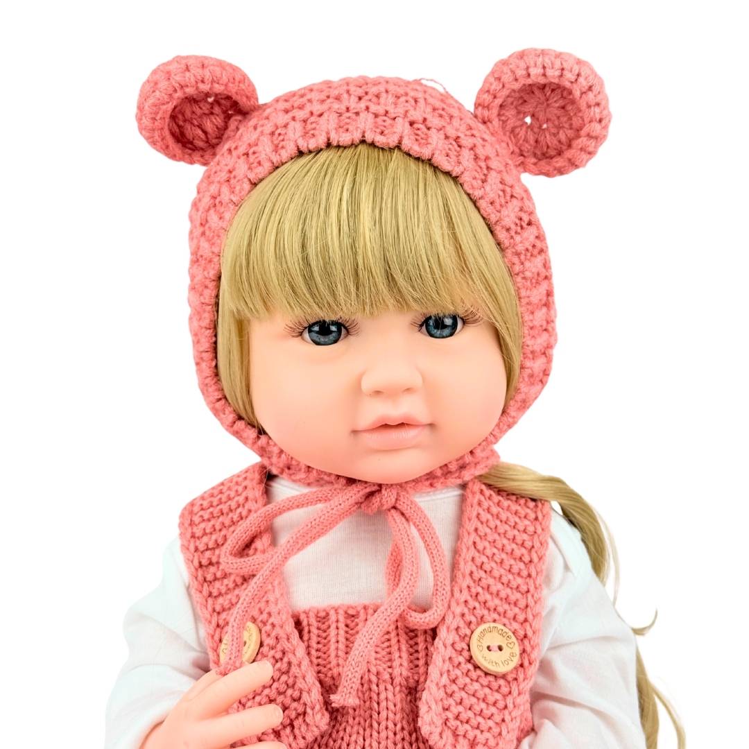 Juguete Bebe Real Ropa Overol Rosa Diversion 