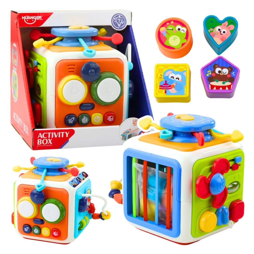 Juguete Cubo Figuras Estimulación Didáctico