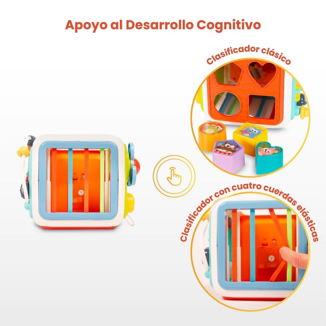 Juguete Cubo Figuras Estimulación Didáctico Niños