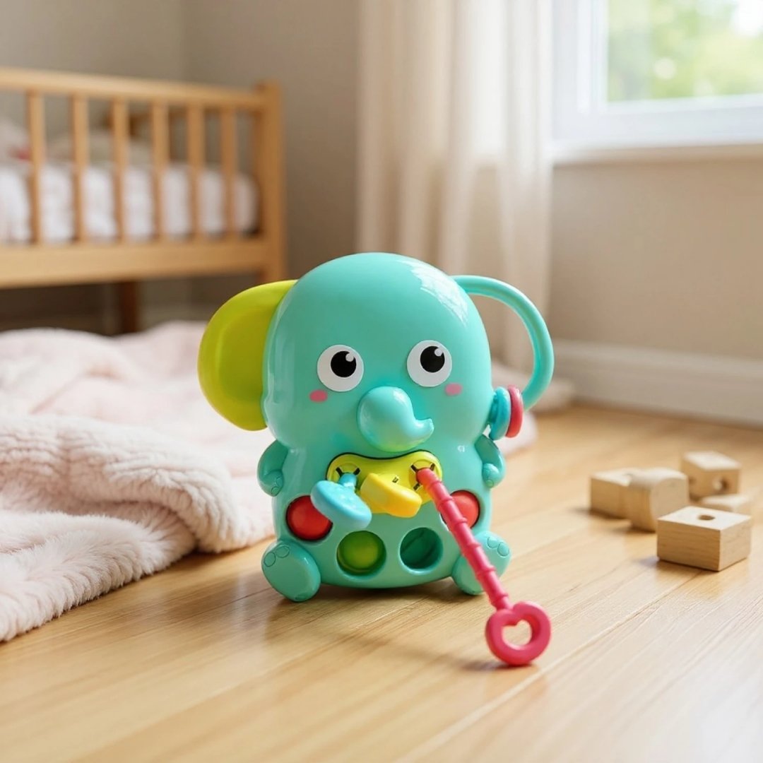 Juguete De Estimulación Sensorial Elefante Detalle