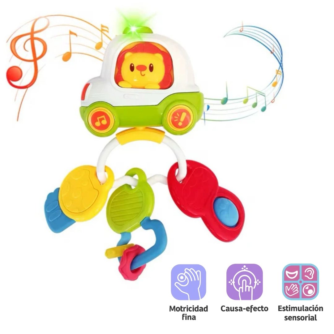 Juguete Musical Rasca Encías Carro  Travesuras