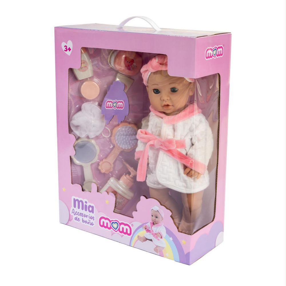 Juguete Bebe Mia Accesorios de Baño caja