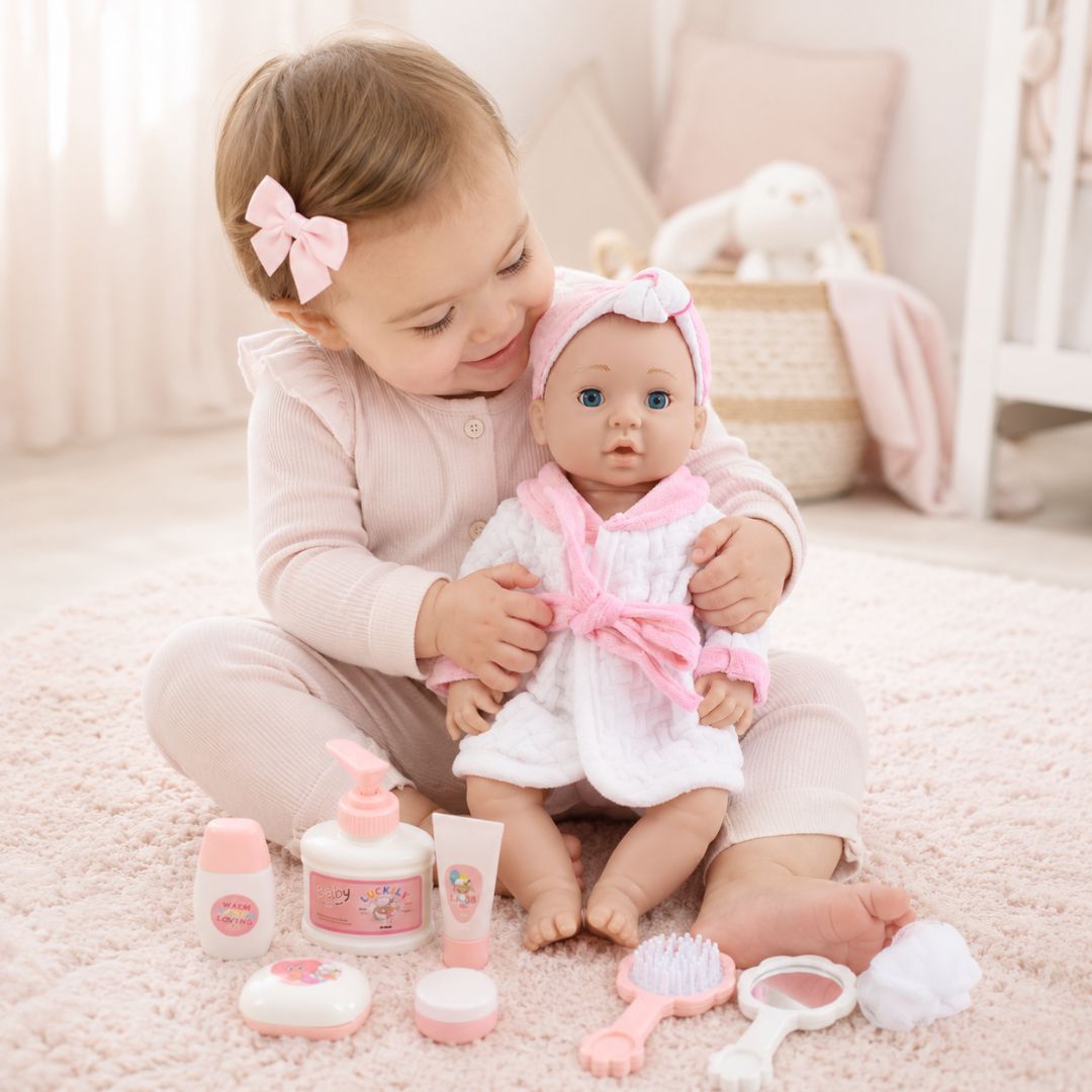 Juguete Bebe Mia Accesorios de Baño niña