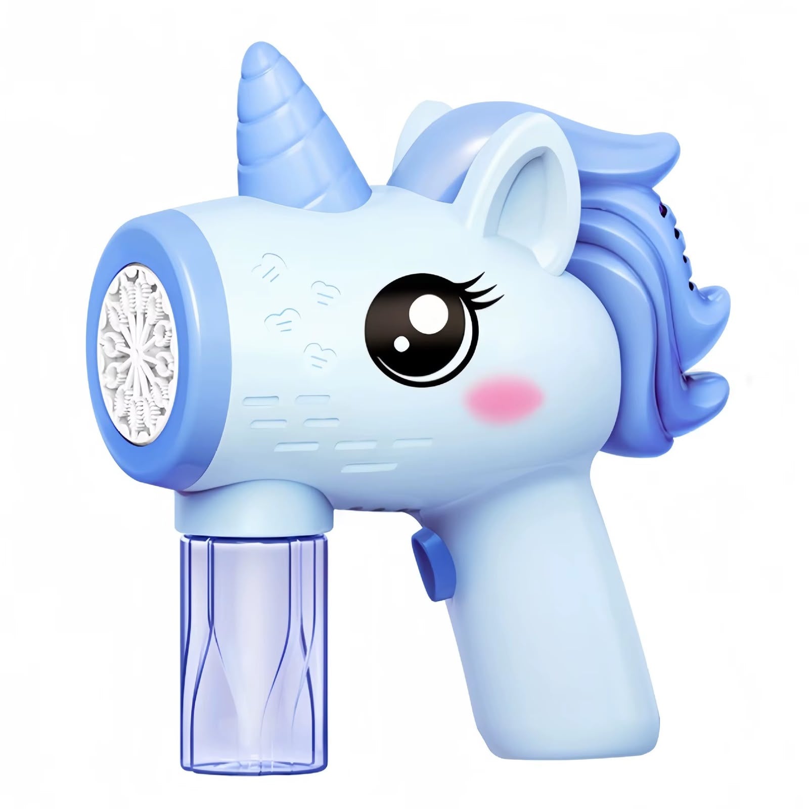 Juguete Burbujero Unicornio Azul