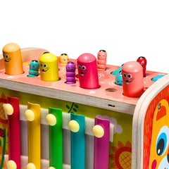 Juguete Didáctico Montessori Len 5 en 1 Con Xilófono detalle