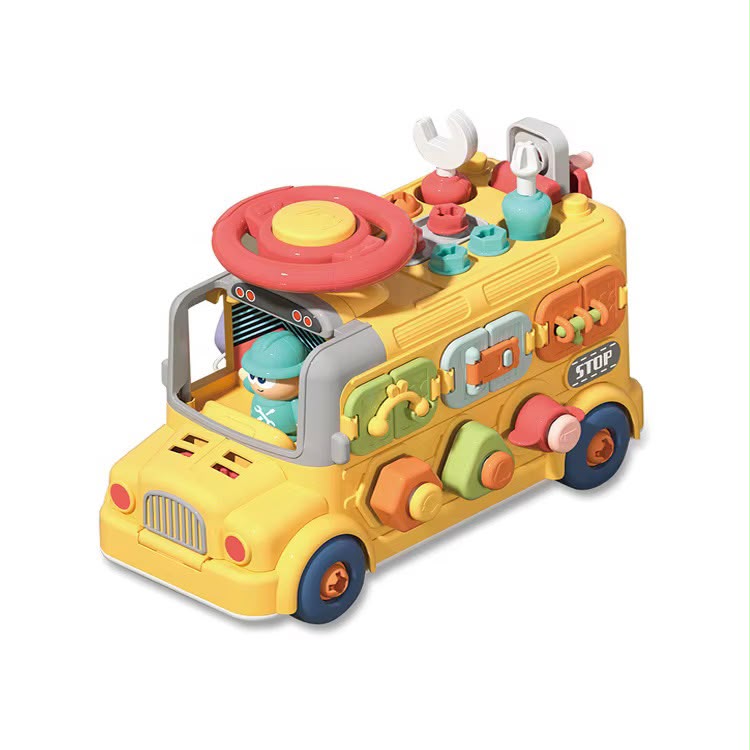 Juguete Didactico Bus Escolar Amarillo