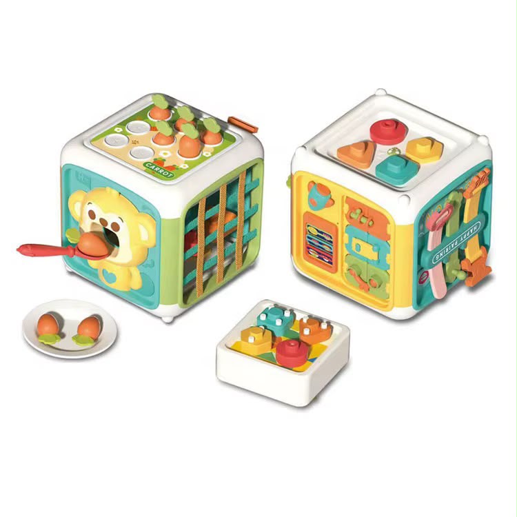 Juguete Didactico Cubo de Estimulacion Mono diseño