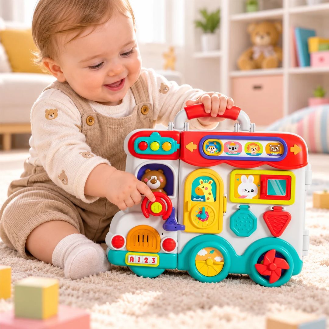 Juguete Didactico Multifuncional Busy Car bebe