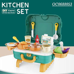 Juguete Maleta Set De Cocina Niños