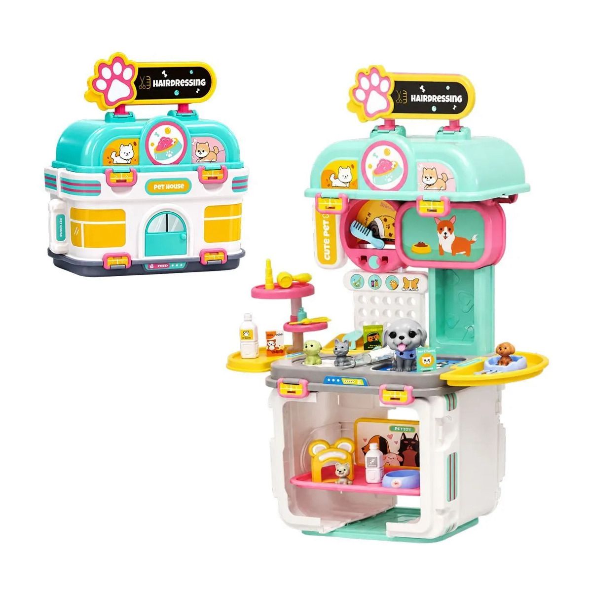 Juguete Set Veterinaria 2 en 1 Pet Shop