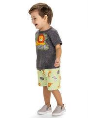 Conjunto Bordado León Selva Kyly modelo 