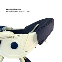 Silla Comedor Anto Plegable Azul Navy Espaldar