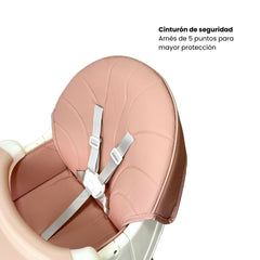 Silla Comedor Anto Plegable Rosa Cinturón